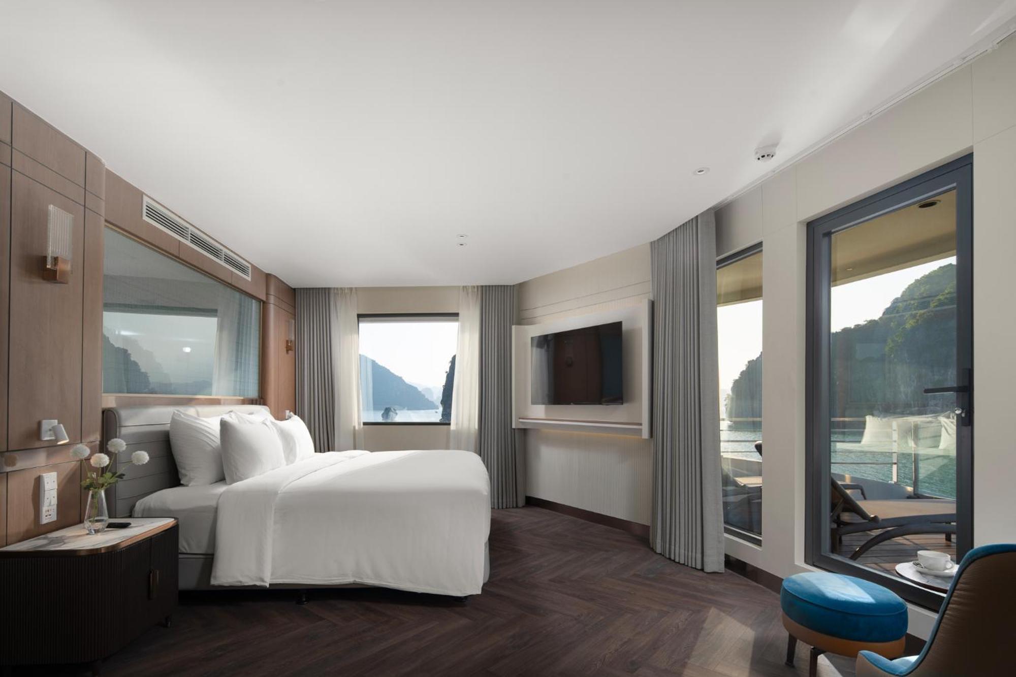 فندق Grand Pioneers Halong Bay Cruise 2 ها لونغ المظهر الخارجي الصورة