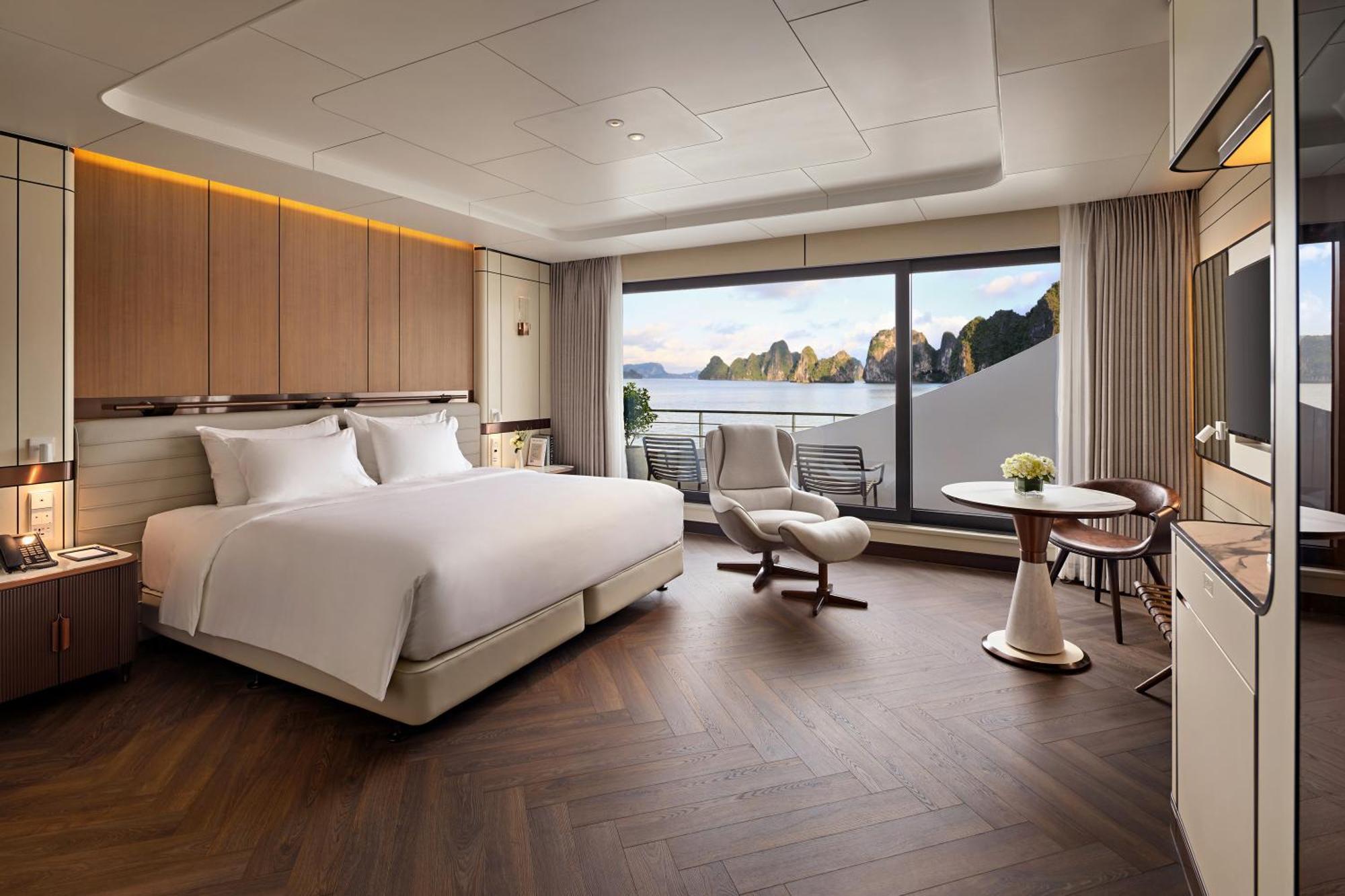 فندق Grand Pioneers Halong Bay Cruise 2 ها لونغ المظهر الخارجي الصورة