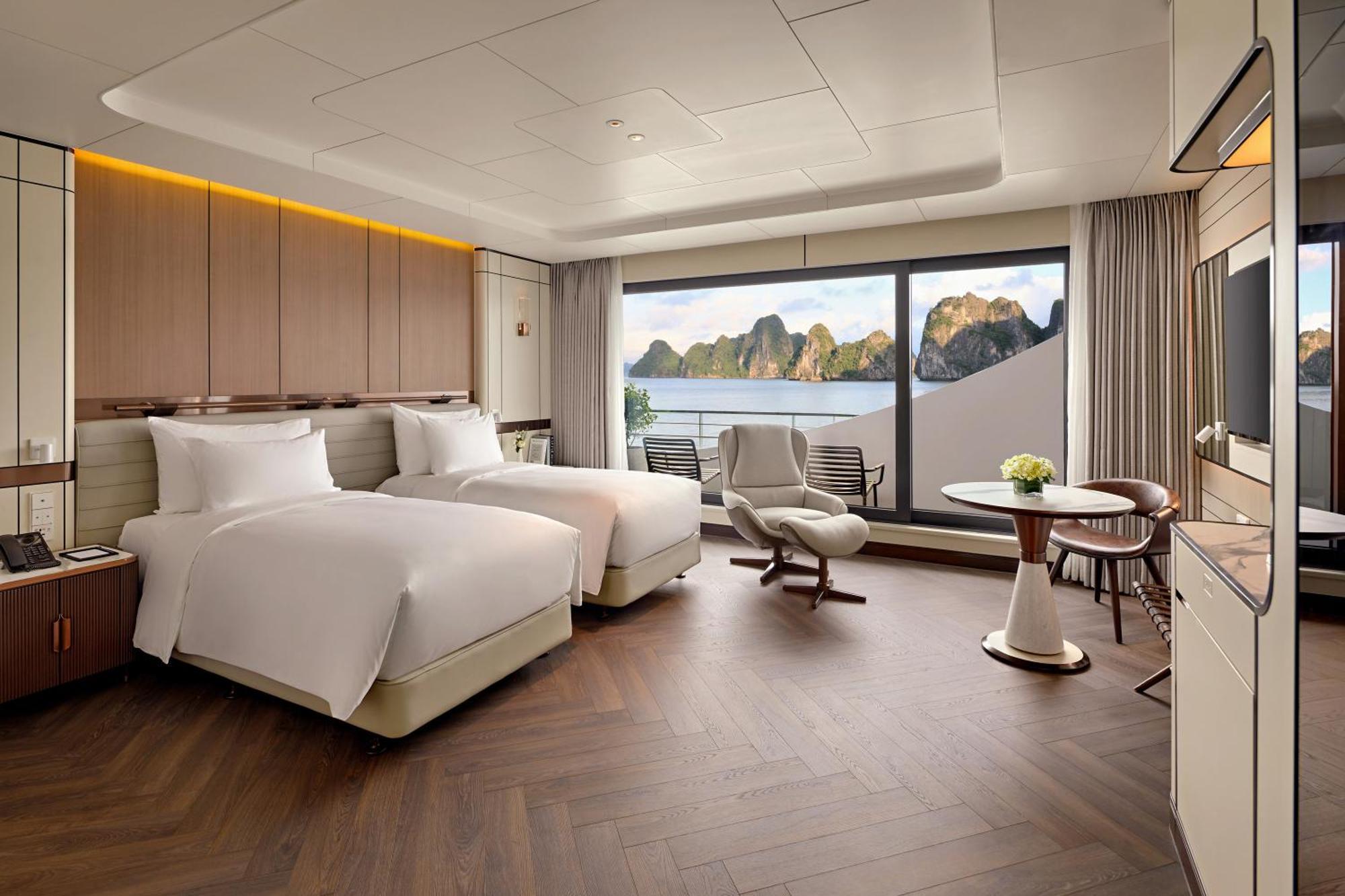 فندق Grand Pioneers Halong Bay Cruise 2 ها لونغ المظهر الخارجي الصورة