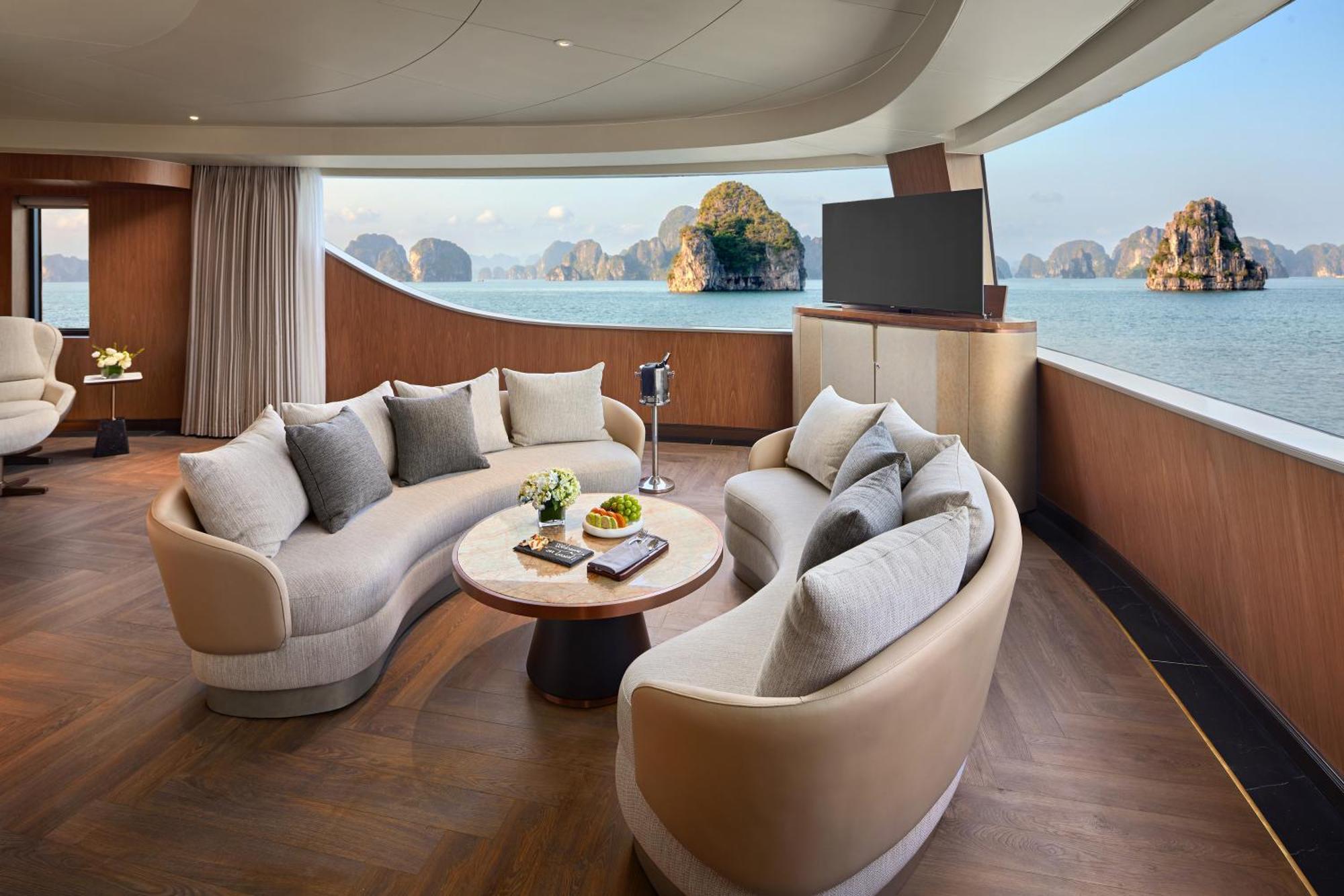 فندق Grand Pioneers Halong Bay Cruise 2 ها لونغ المظهر الخارجي الصورة