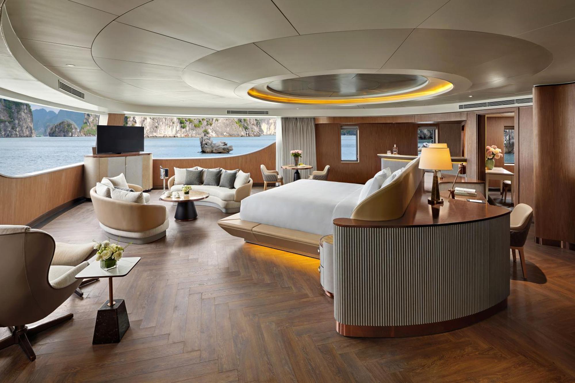فندق Grand Pioneers Halong Bay Cruise 2 ها لونغ المظهر الخارجي الصورة