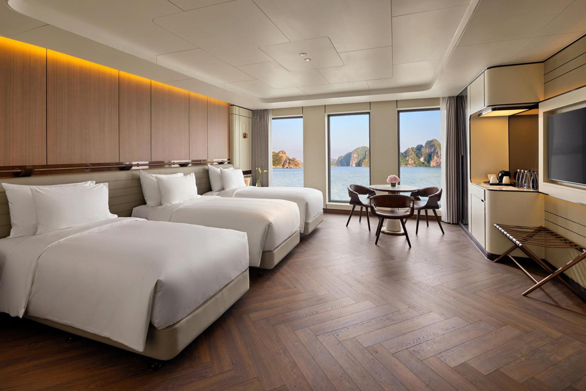 فندق Grand Pioneers Halong Bay Cruise 2 ها لونغ المظهر الخارجي الصورة